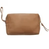 Online Carolina Abby Make Up Bag Tan Soft Leather