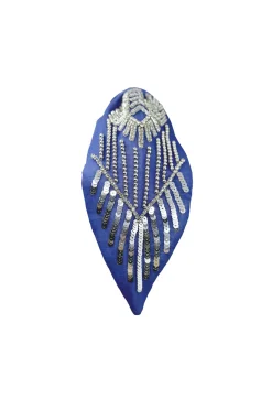 Clearance Carolina Abella Embellished Headband Cobalt Blue
