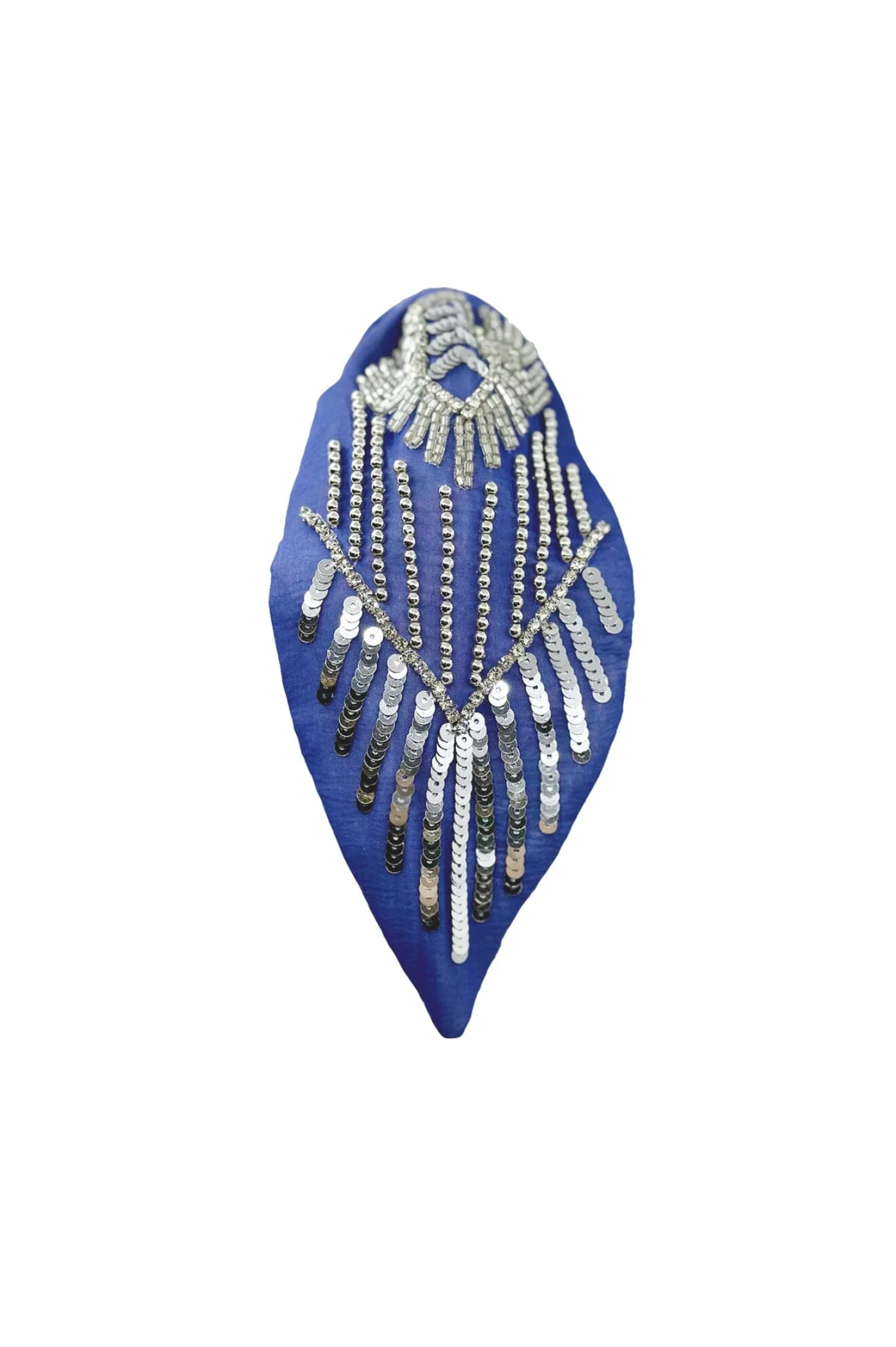 Clearance Carolina Abella Embellished Headband Cobalt Blue