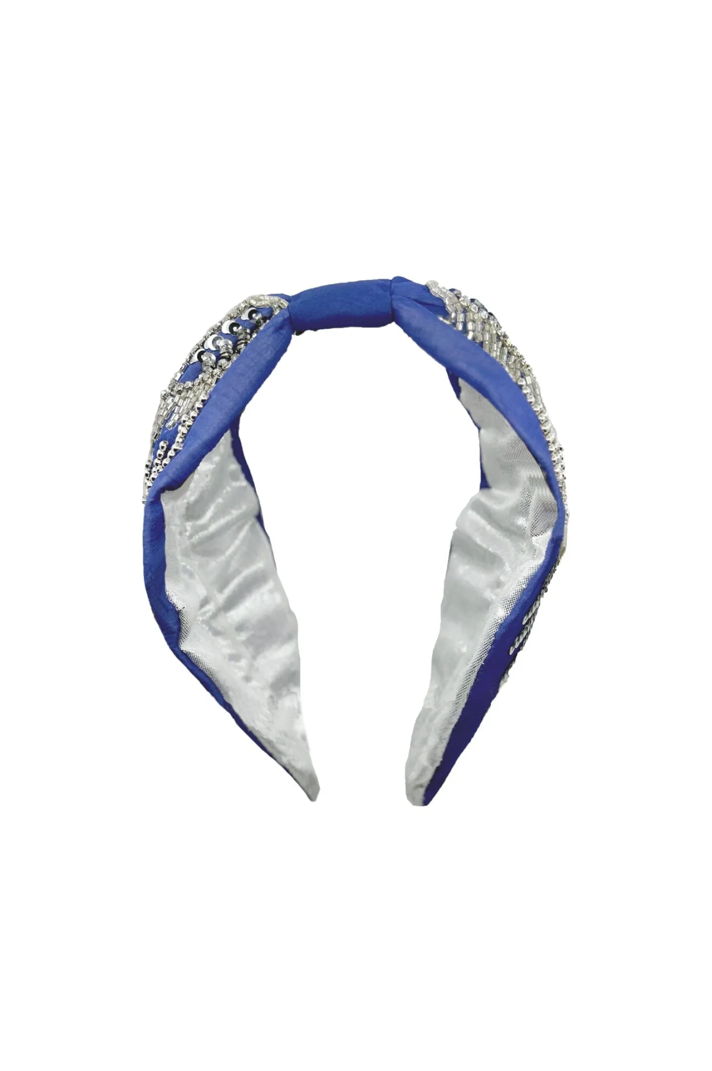 Clearance Carolina Abella Embellished Headband Cobalt Blue