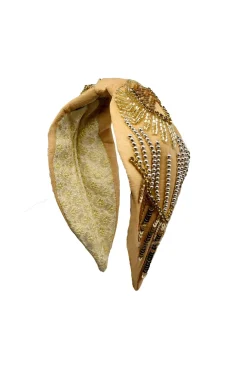 Best Sale Carolina Abella Embellished Headband Gold