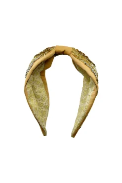 Best Sale Carolina Abella Embellished Headband Gold