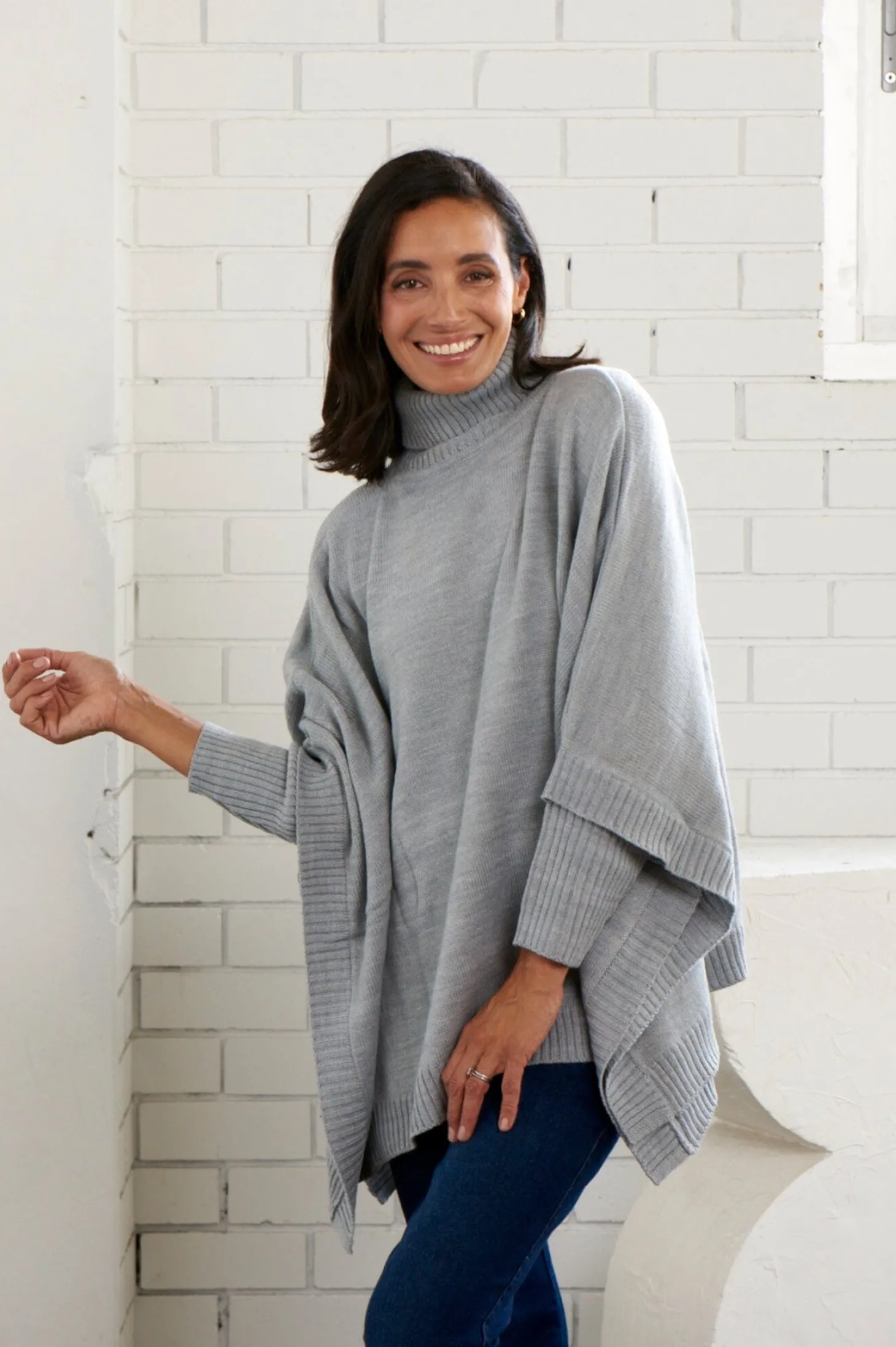 Discount Carolina Ada Knit Jumper Grey