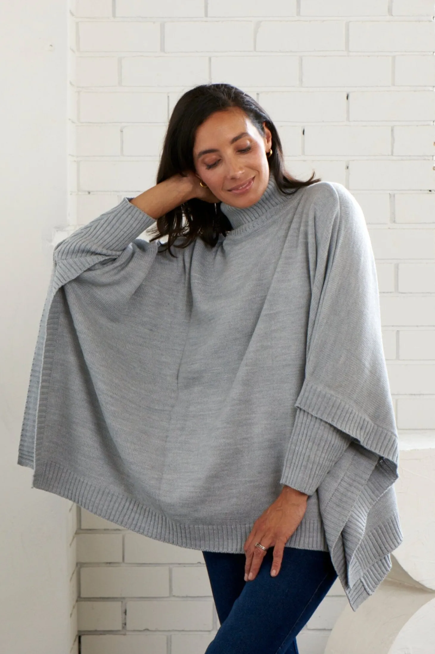 Discount Carolina Ada Knit Jumper Grey