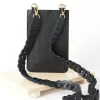 Clearance Carolina Adelina Mobile Phone Holder Black Soft Leather
