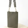 Best Sale Carolina Adelina Mobile Phone Holder Olive Soft Leather