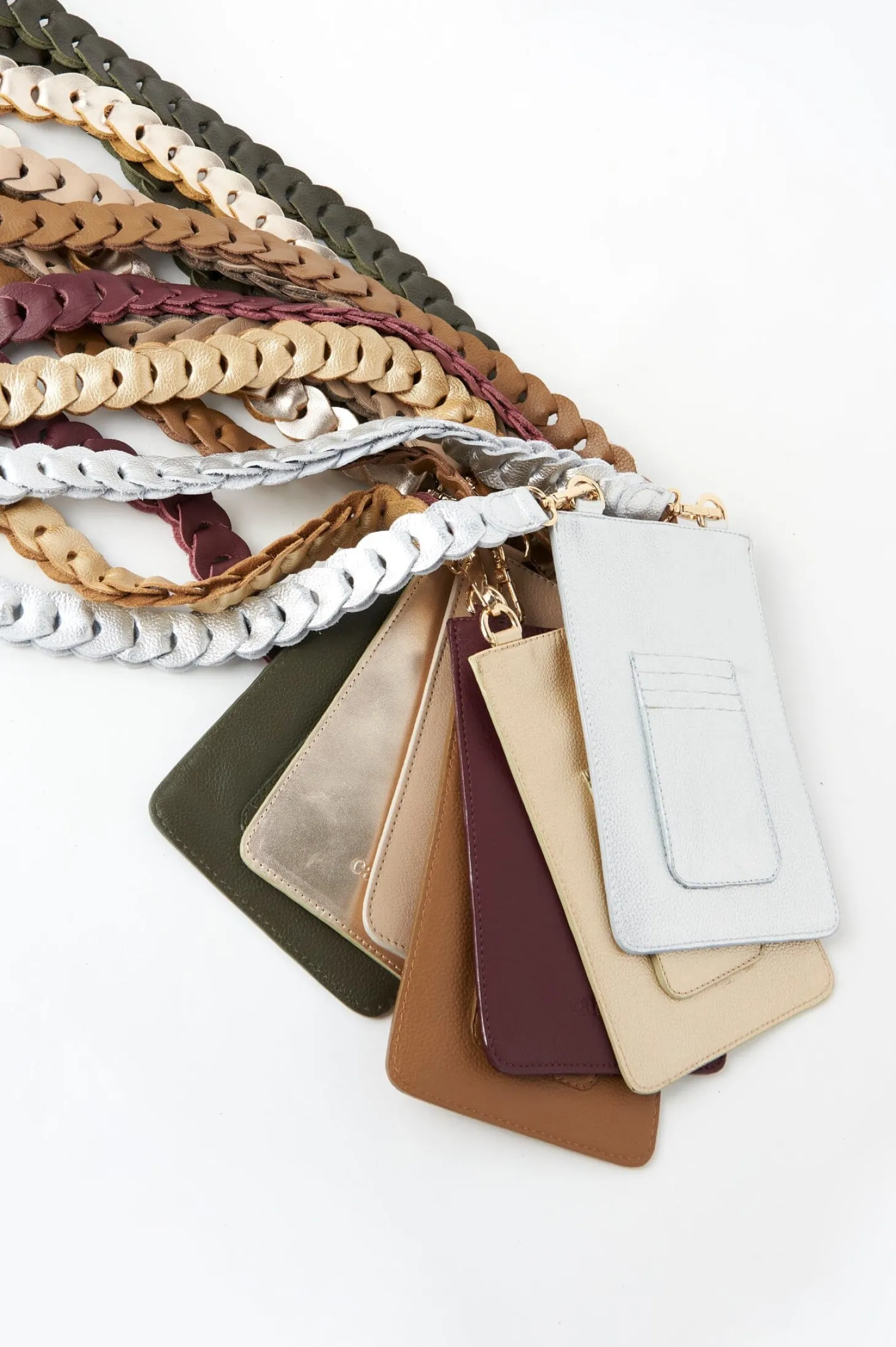 Best Carolina Adelina Mobile Phone Holder Burgundy Soft Leather