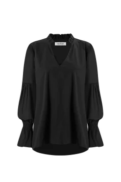 Clearance Carolina Alessandra Long Sleeve Top Black