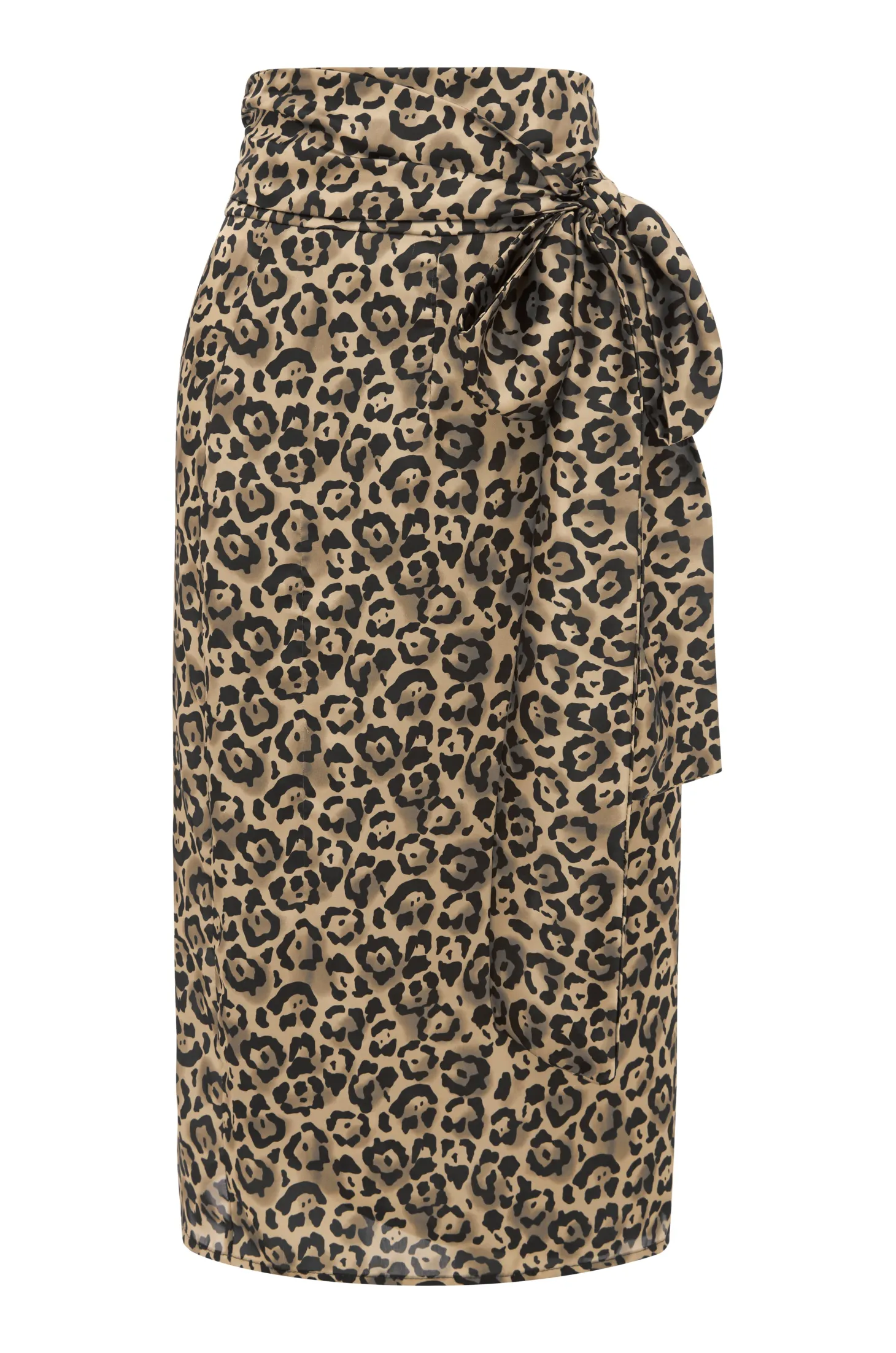 Discount Carolina Alima Animal Print Wrap Skirt