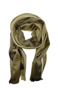 Store Carolina Alpaca Wrap Striped Multi Colour Mocha