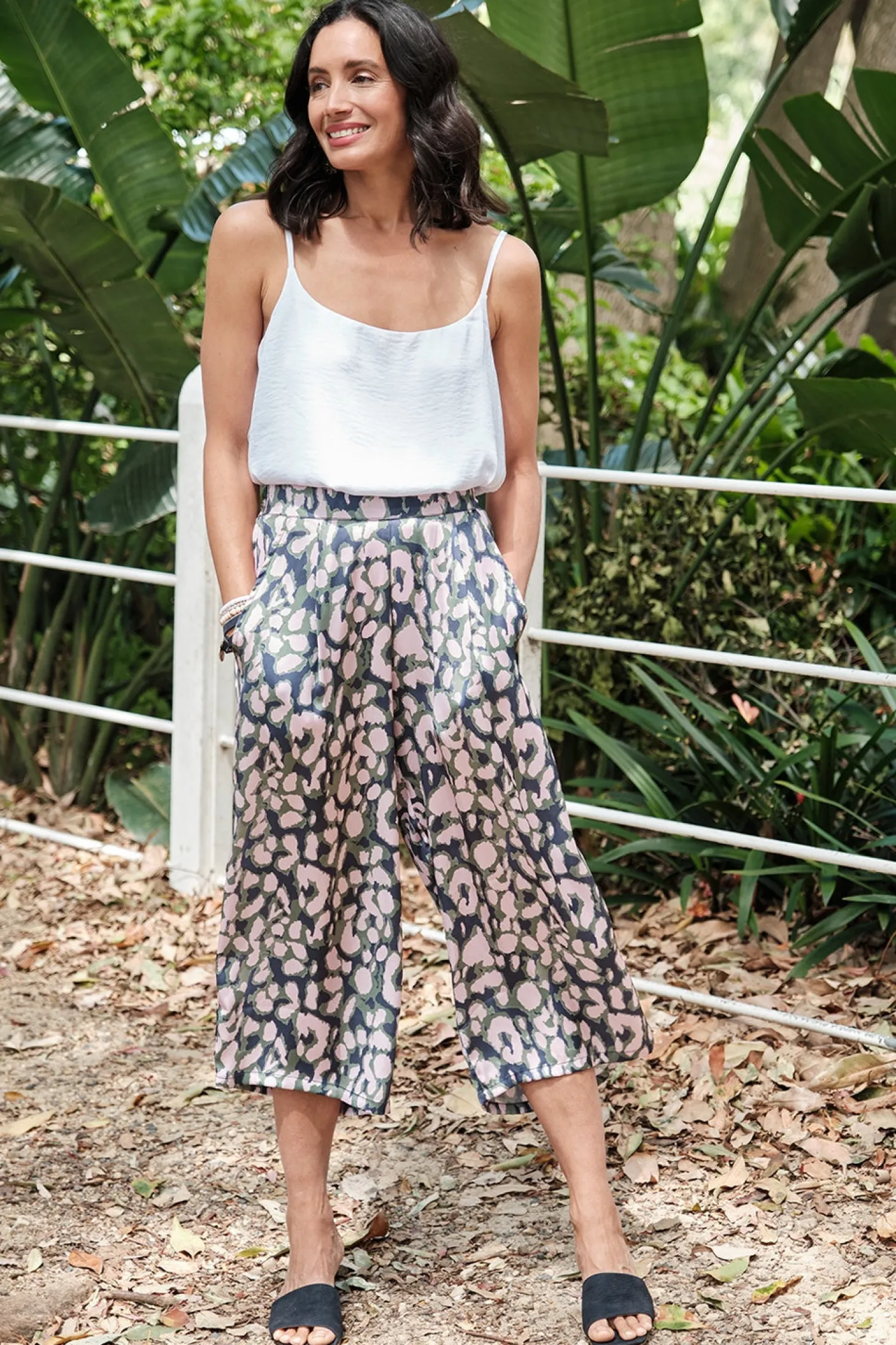 Shop Carolina Amarah Animal Print Pants