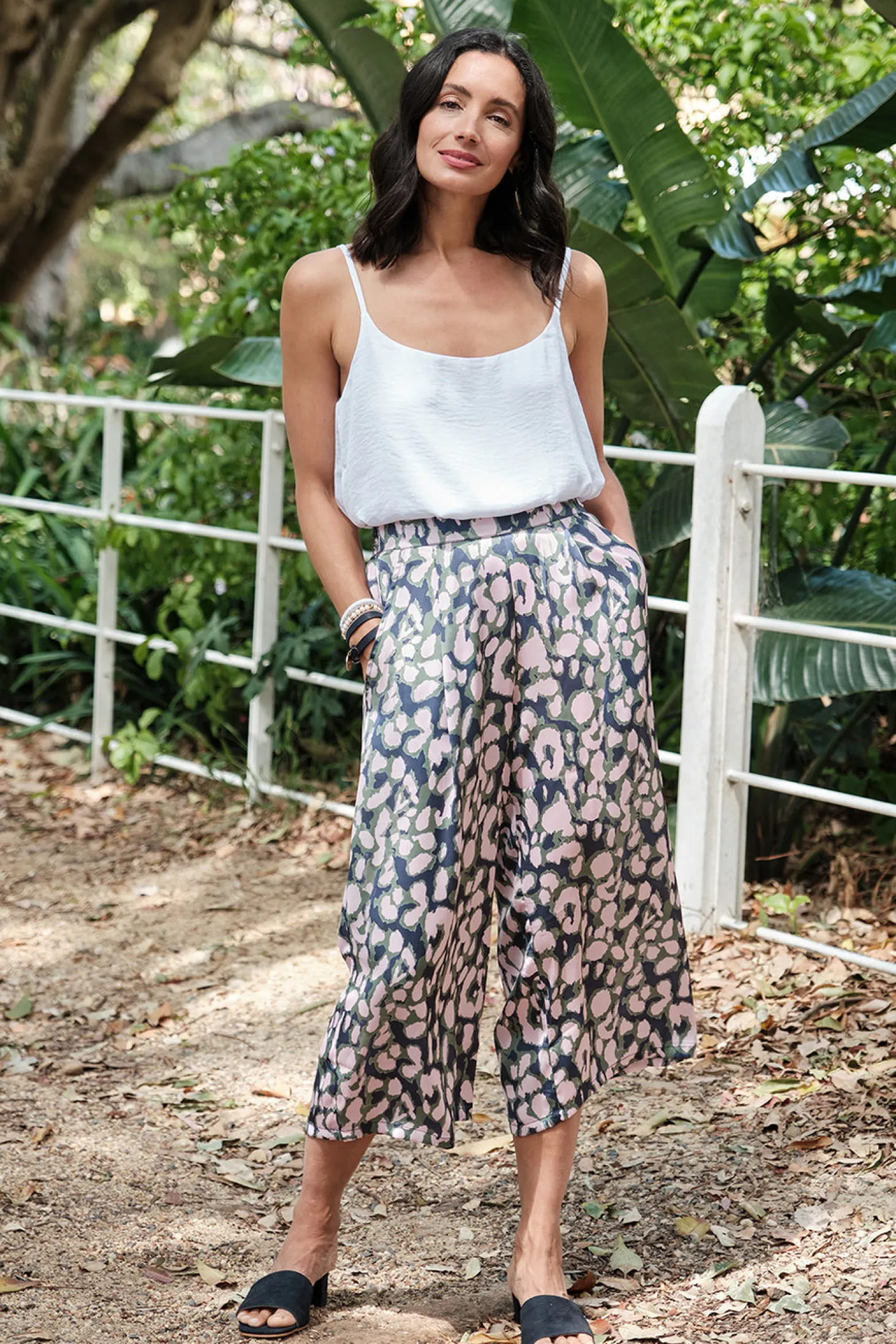 Shop Carolina Amarah Animal Print Pants