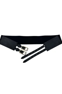 Shop Carolina Amaya Elasticised Belt Black