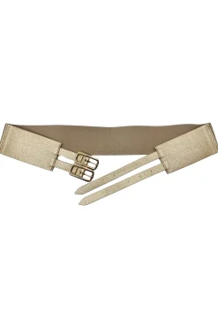 Clearance Carolina Amaya Elasticised Belt Gold
