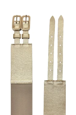 Clearance Carolina Amaya Elasticised Belt Gold
