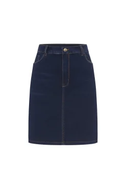 Shop Carolina Amber Blue Denim Skirts