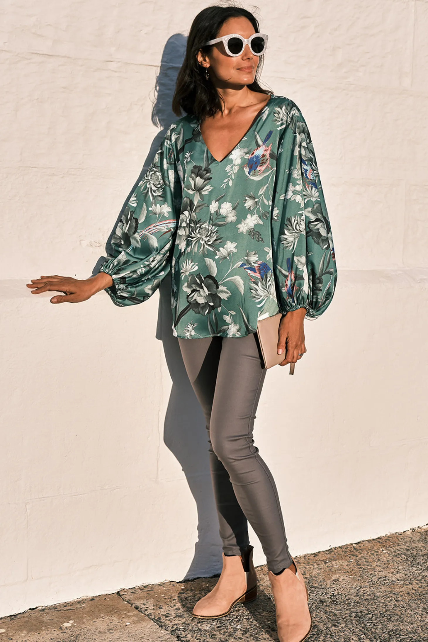Sale Carolina Amber Coated Skinny Jeans Grey