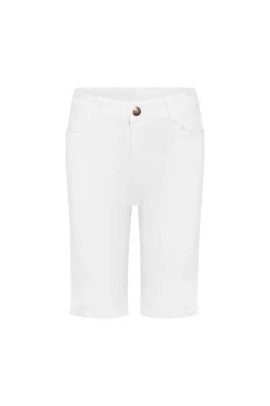 Shop Carolina Amber White Denim Shorts