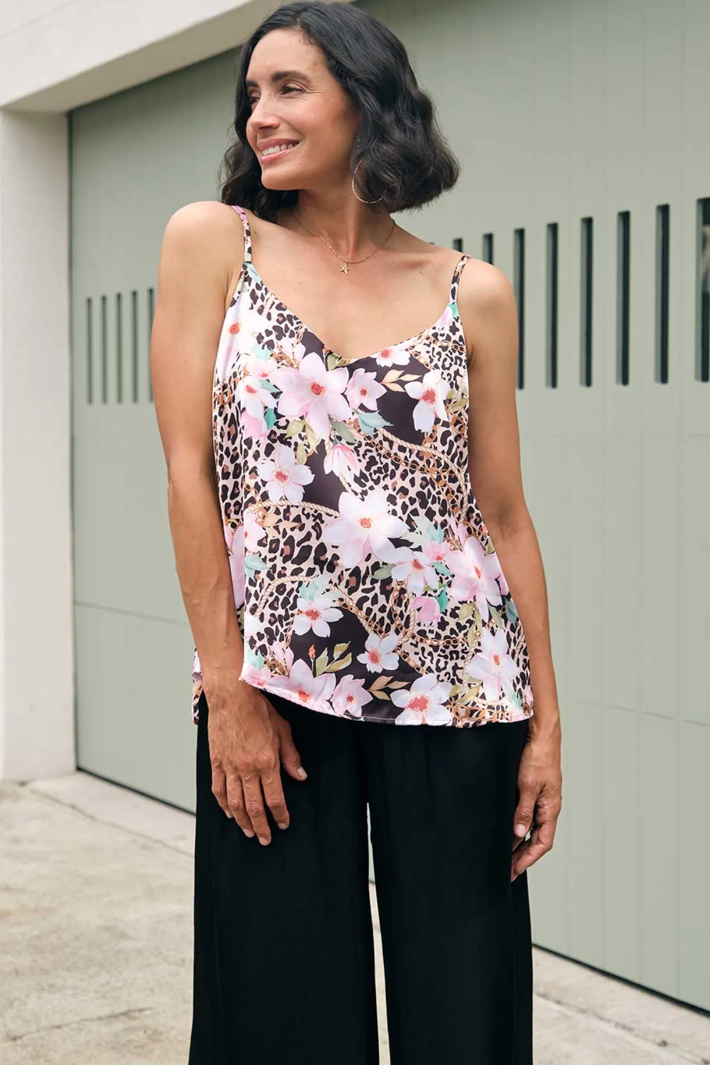Discount Carolina Ana Camisole Top Ayla Print