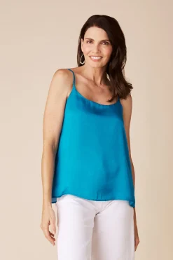 Best Sale Carolina Ana Camisole Top Capri Blue