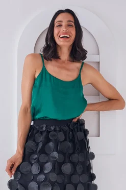 Online Carolina Ana Camisole Top Emerald