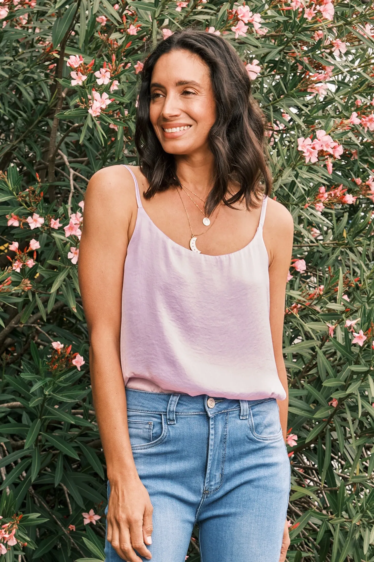 Hot Carolina Ana Camisole Top Lilac