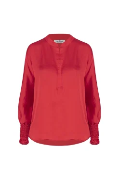 Discount Carolina Angelina Long Sleeve Top Red