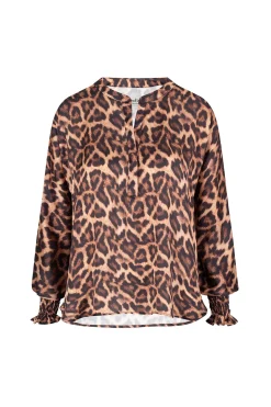 Hot Carolina Angelina Long Sleeve Top Anika Print