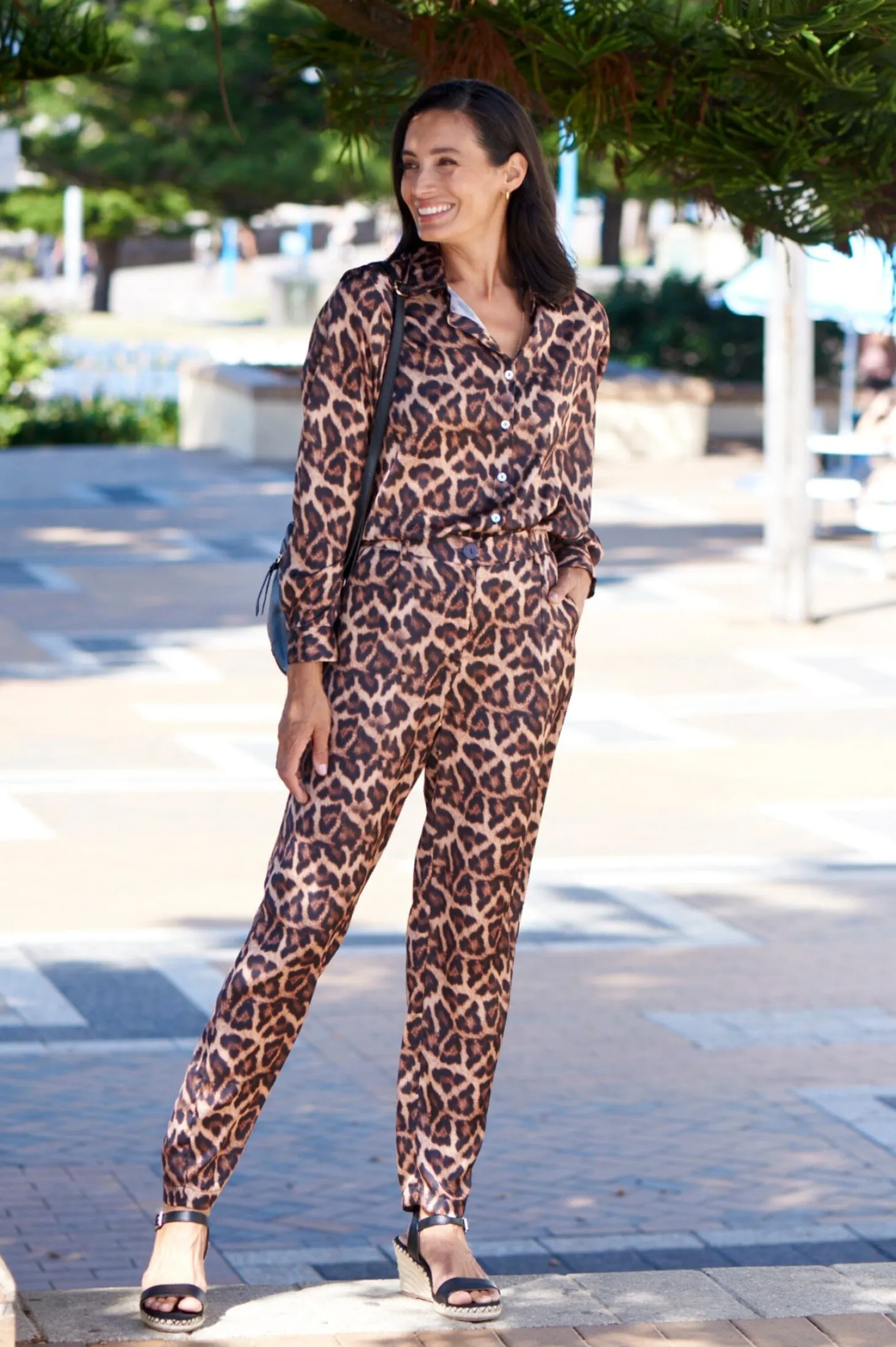 Outlet Carolina Anika Animal Print Pants