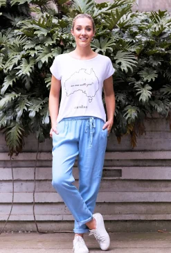 Discount Carolina Australia, We Are With YouT-Shirt White