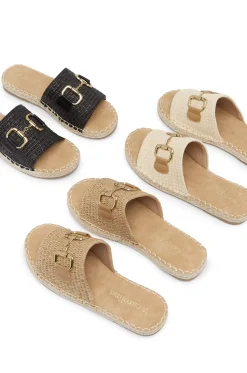 Cheap Carolina Bexley Slides Tan