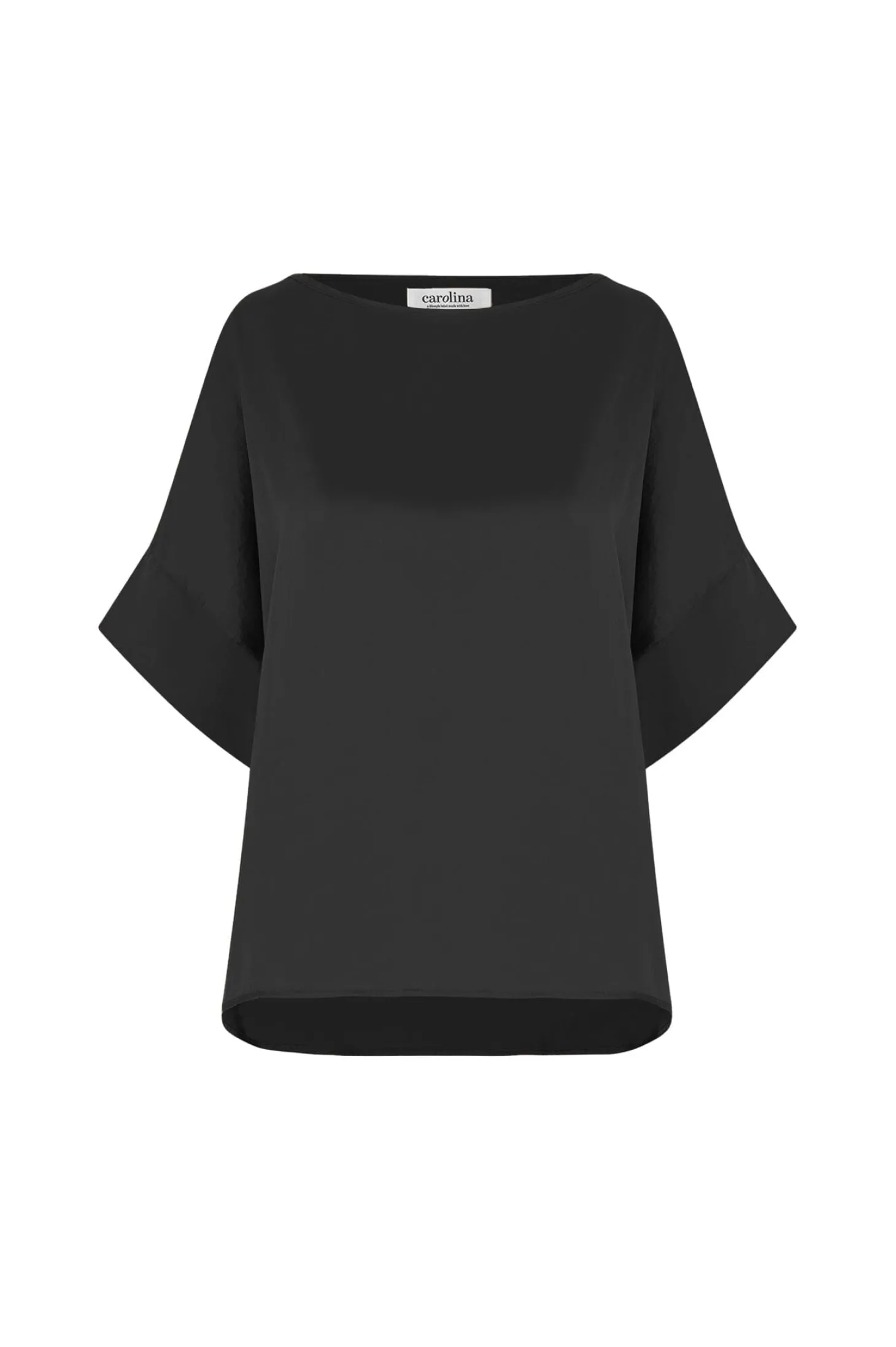 Online Carolina Bianca Short Sleeve Top Black