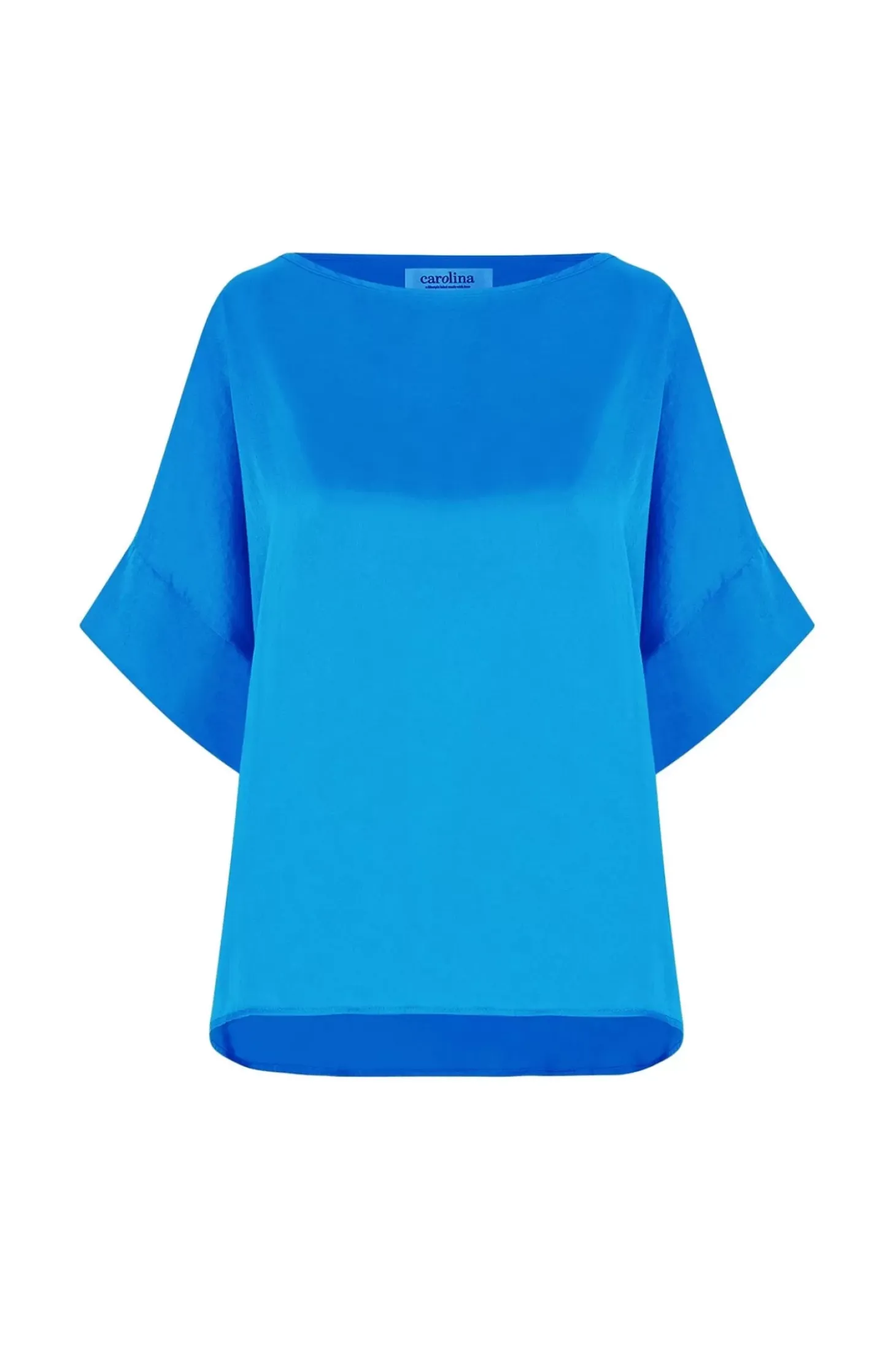 New Carolina Bianca Short Sleeve Top Cobalt