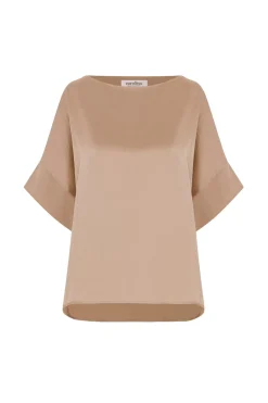 Online Carolina Bianca Short Sleeve Top Espresso