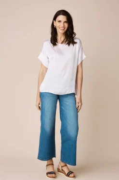 Cheap Carolina Bianca Short Sleeve Top White