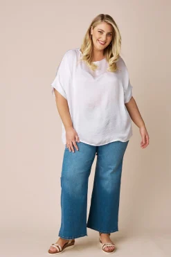 Cheap Carolina Bianca Short Sleeve Top White