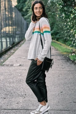Clearance Carolina Billie Coated Jogger Black-Petite