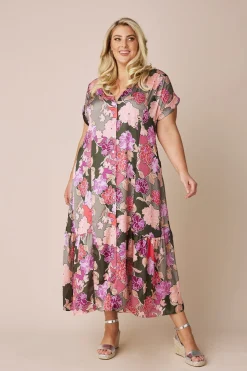 Flash Sale Carolina Brea Floral Dress