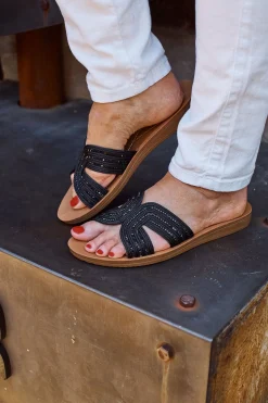 Best Sale Carolina Brianna Slides Black