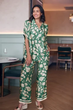 Shop Carolina Bridgett Pants Emerald
