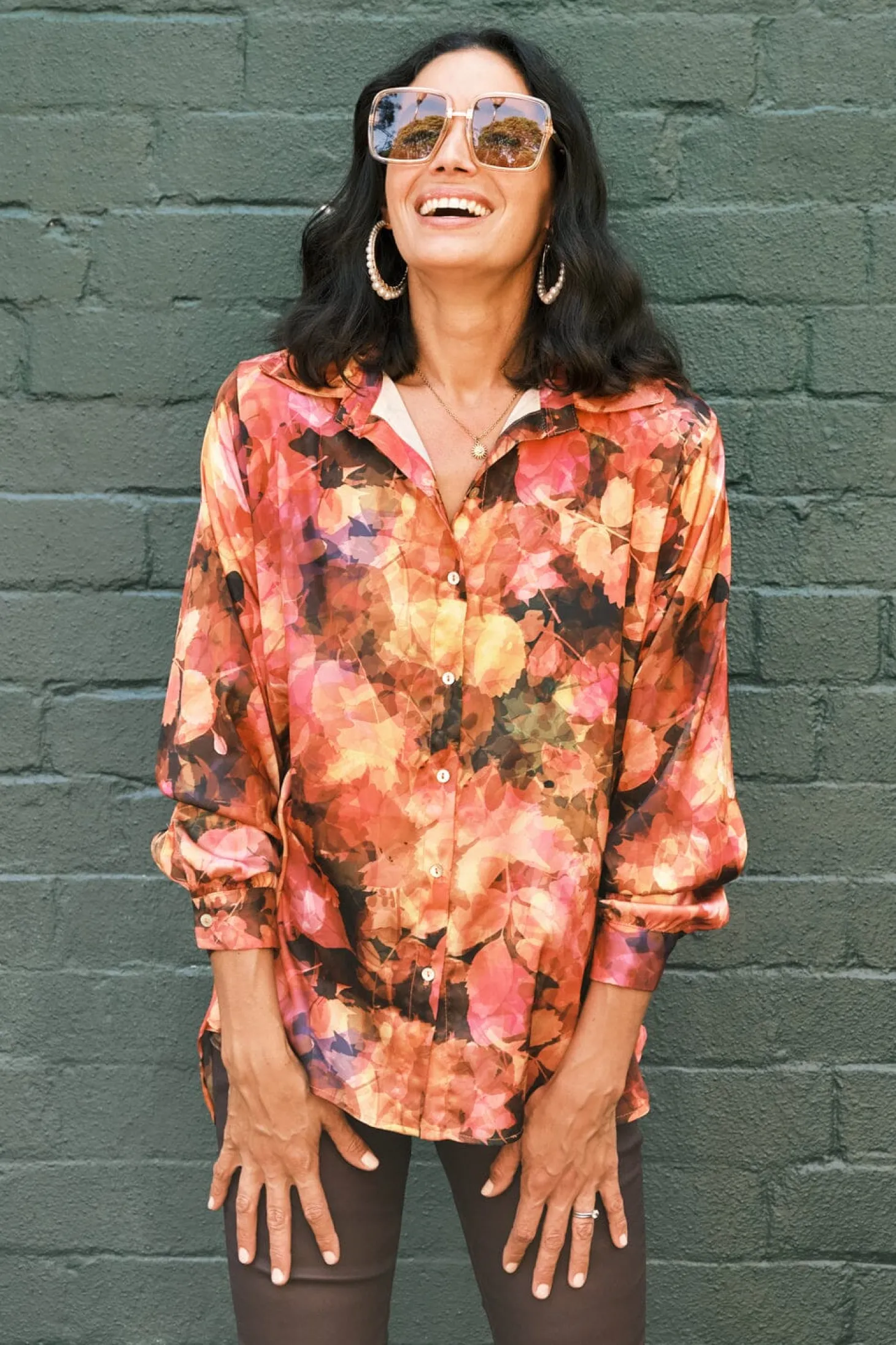 Flash Sale Carolina Calista Long Sleeve Collared Shirt