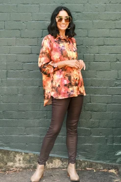 Flash Sale Carolina Calista Long Sleeve Collared Shirt