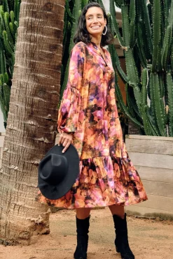 Best Carolina Calista Long Sleeve Dress