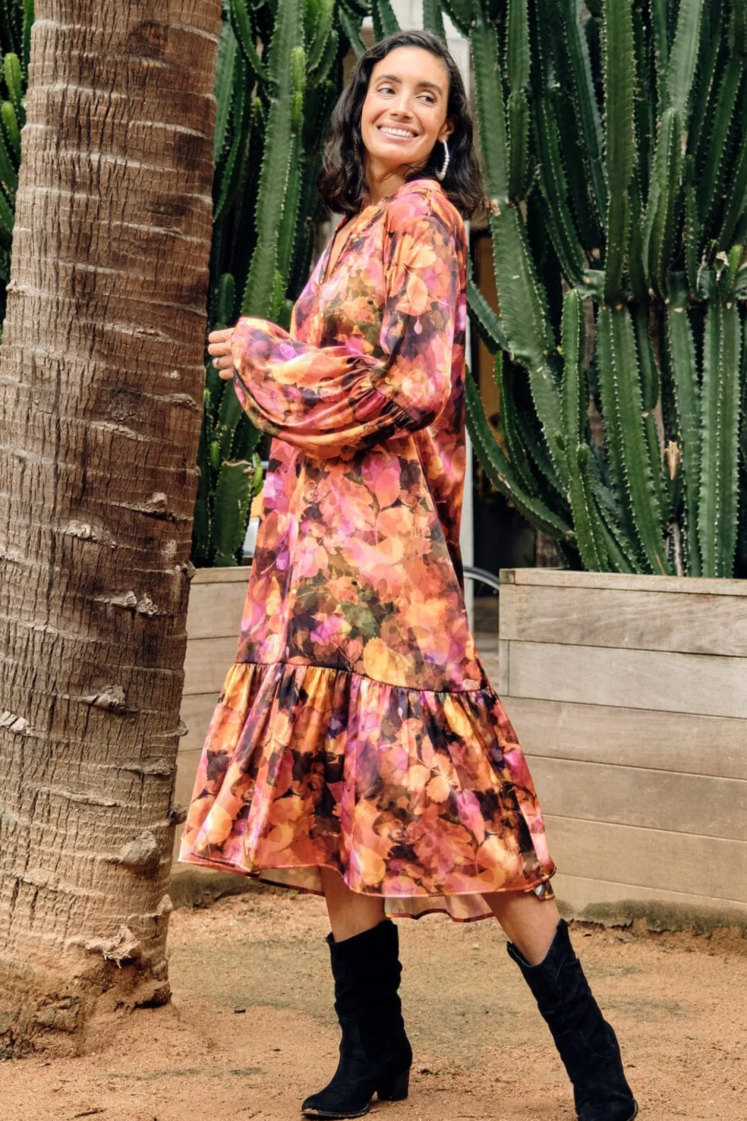 Best Carolina Calista Long Sleeve Dress