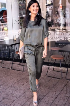 Fashion Carolina Camilla Pants Petite Olive
