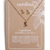 Online Carolina Capricorn Zodiac Necklace & Earring Set