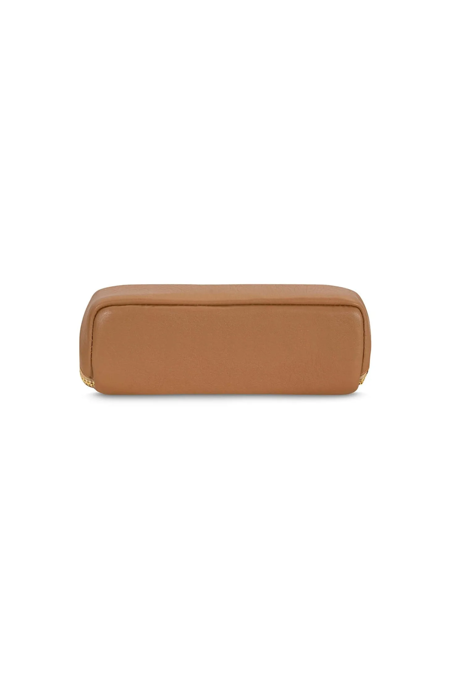 Clearance Carolina Cara Make Up Bag Tan Soft Leather