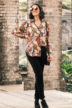 Sale Carolina Carina Long Sleeve Collared Shirt