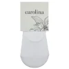 Fashion Carolina No Show Socks Set of 3 White