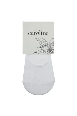 Fashion Carolina No Show Socks Set of 3 White